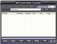 MP3 Audio Batch Converter screenshot